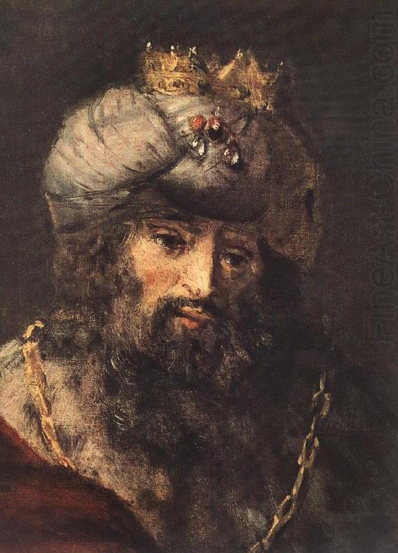 REMBRANDT Harmenszoon van Rijn David and Uriah (detail china oil painting image